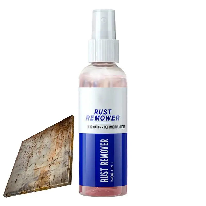 Iron Remover Car Detailing Multi-purpose Rust Aid Remover Spray For Car Detailing 80ml Remove Iron Particles In Car Paint Auto