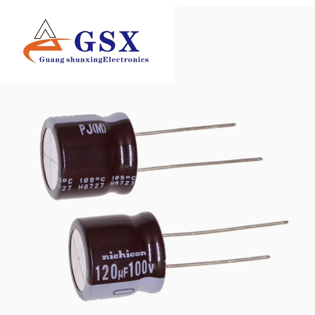

Nichicon imported aluminum electrolytic capacitor 100v120uf 16 * 15 Nichicon PJ high-frequency long life