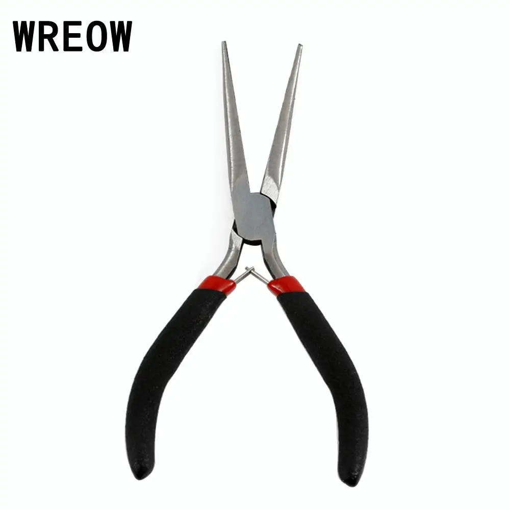 Extra Long Reach Nose Pliers 45#steel Mini clamping stripping Multitool Hand Tool for DIY Polishing Jewelry Making Tools