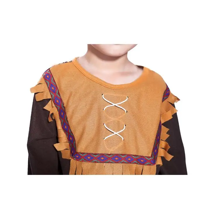 جديد أزياء الهالوين التأثيرية للأطفال والكبار الهندي حفلة تنكرية للرقص الاسمية أداء المسرح العرقي التقليدي