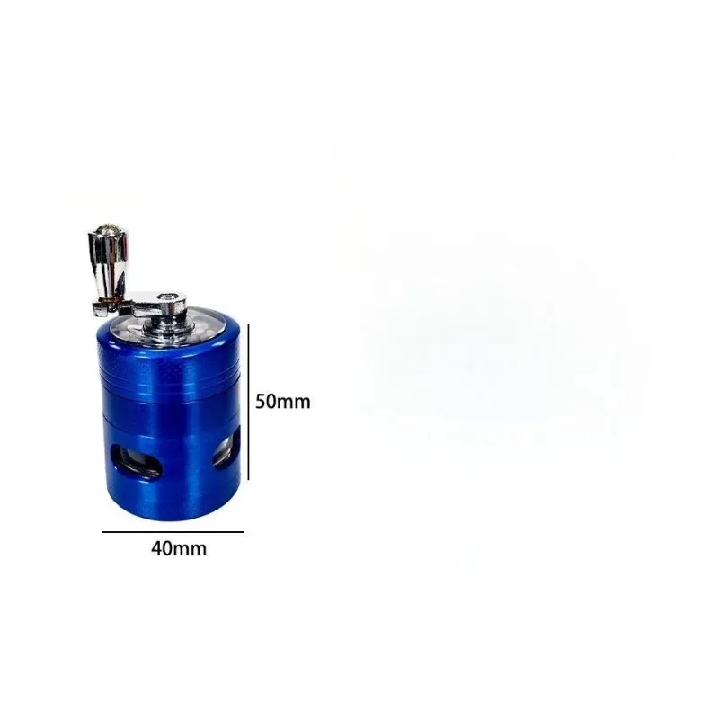 40/50/63 mm4 layer bicolor metal hand rotating seasoning grinder, household kitchen tool