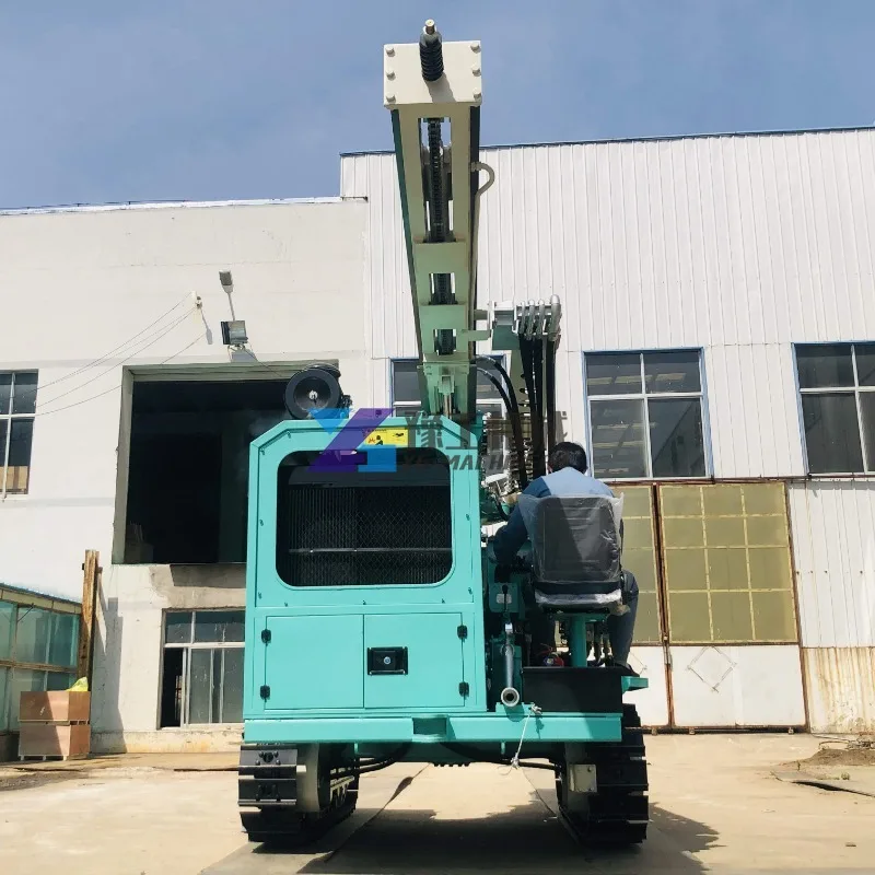 Small Pile Driver Tornillo Drill Rig Silent Sheet Excavator Screw Pile Driver 2000mm