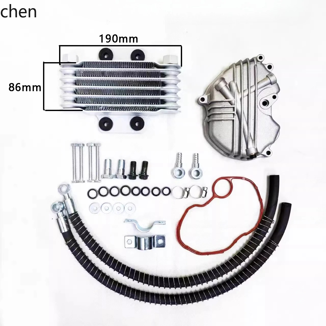 

ZML Motorcycle Oil Cooler Radiator Oil Cooler Suitable for CG125 150 Cylinder Head Oil Cooling