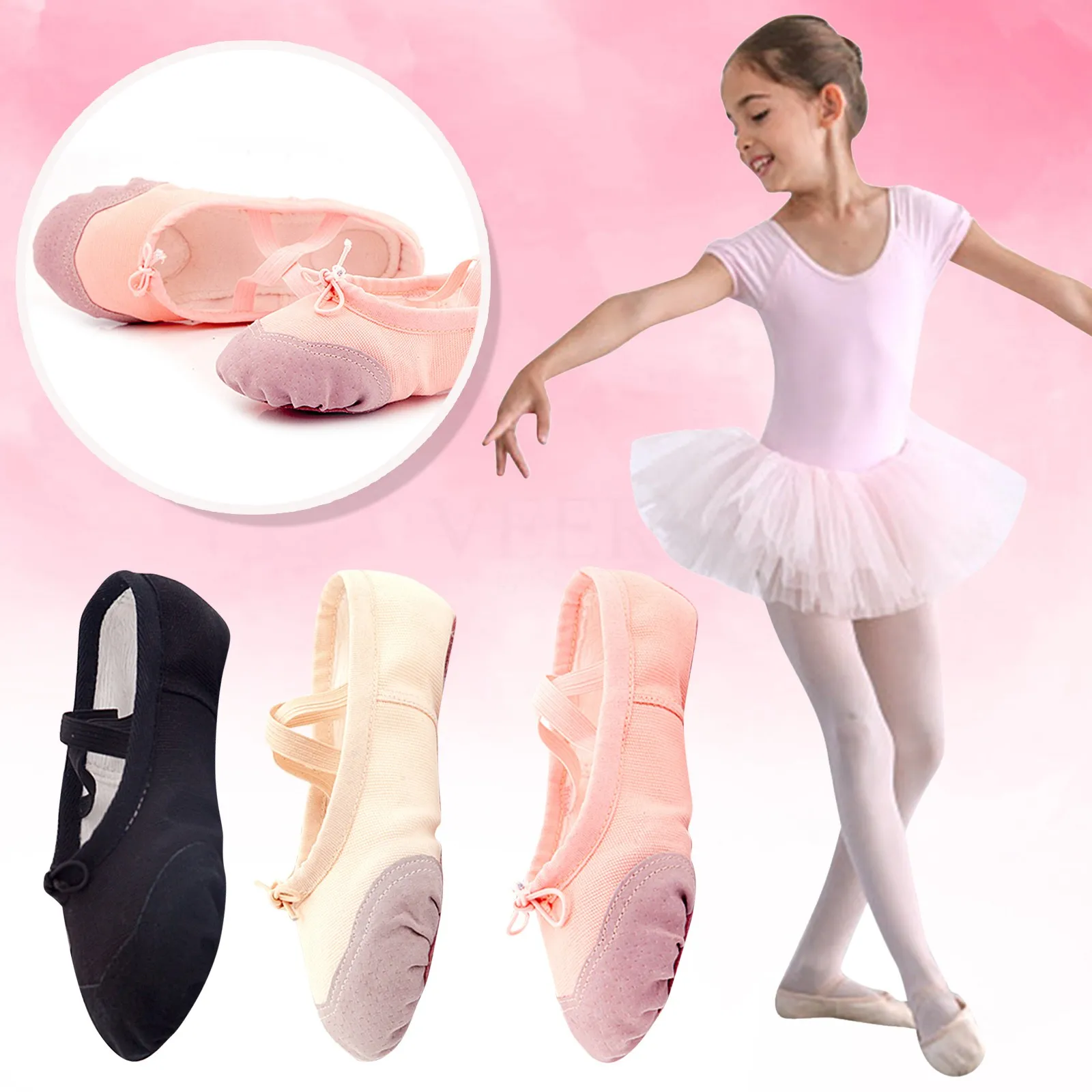 

Glitter Shoes Children Shoes Dance Shoes Warm Dance Ballet Performance Indoor Shoes Yoga Dance Shoes Knitted Shoe