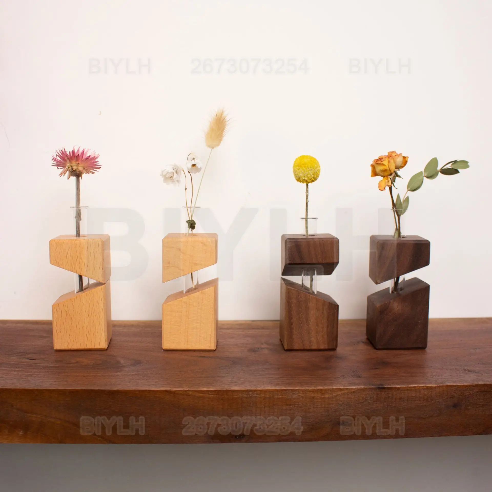 Гидропонная стеклянная ваза с деревянным основанием, зеленая ваза для цветочной композиции с растениями, украшение для дома, настольный орнамент, ваза для пробирок Гидропонная стеклянная ваза с деревянным основанием, зеленая ваза для цветочной композиции с растениями, украшение для дома, настольный орнамент, ваза для пробирок