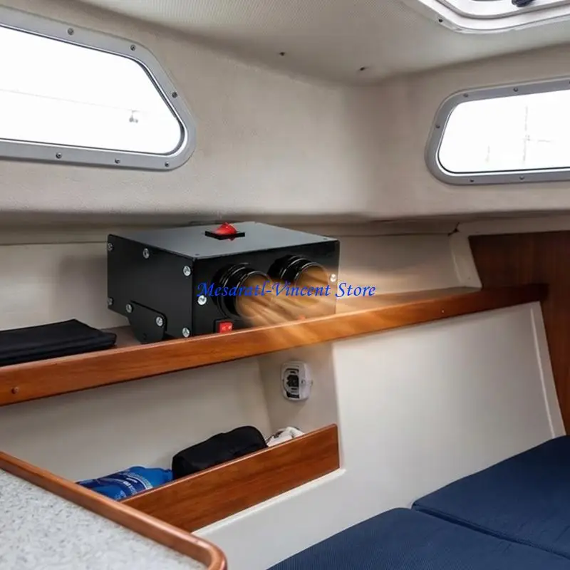 A70F 800W Heating Dryer Car Heater Car Demister Defroster with Mount Accessories