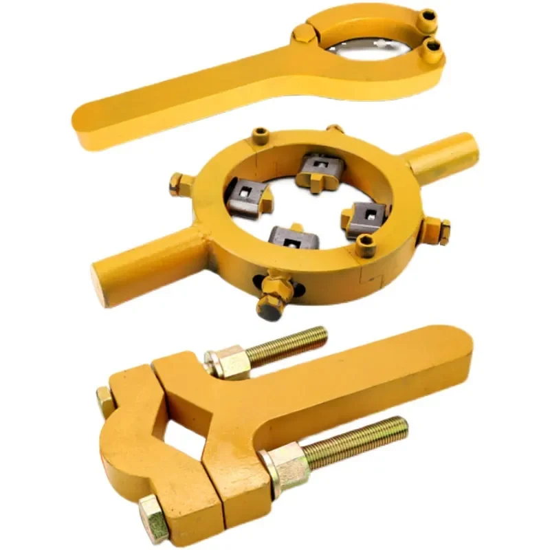 Adjustable Hydraulic Cylinder Spanner Wrench Gland Nut Oil Seal O Rings Removal Tool Heavy Equipment Construction Excavators