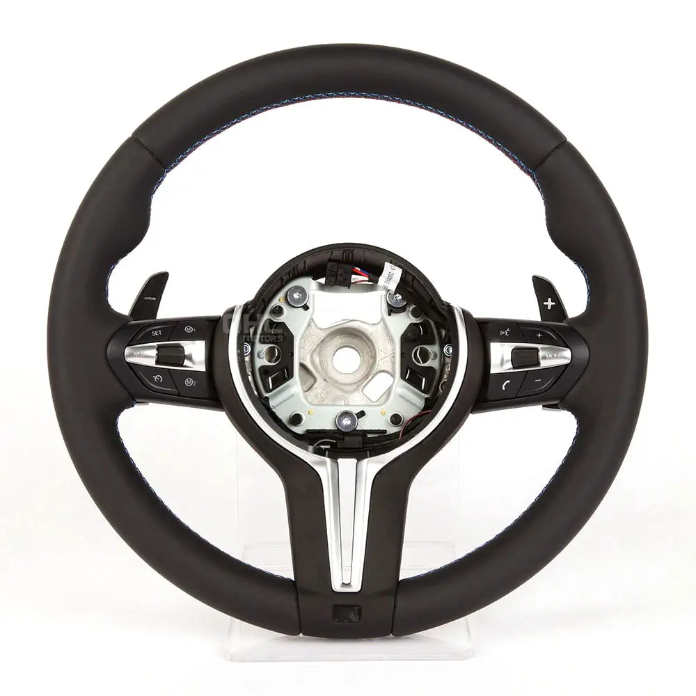 

M Performance Leather Steering Wheel Fit for F30 F32 F10 F20 F07 F01 E46 E60 E90 M3 M4 M5 M7 LED Carbon Fiber Steering Wheel