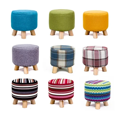 

966 Small Stool Household Portable Foldable Set Colors x 15 Pieces
