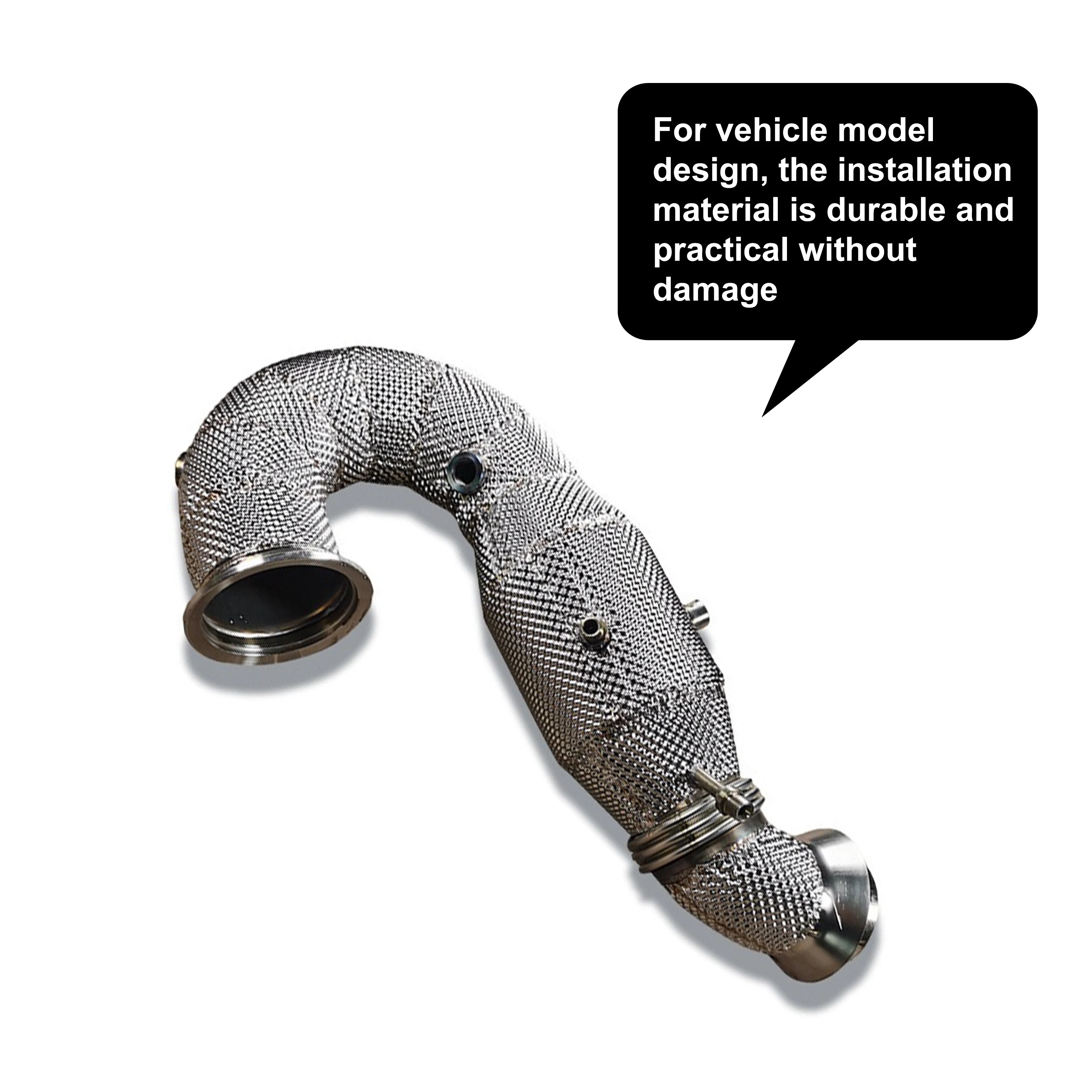 ACE für Mercedes BENZ AMG M256 GT50 GT53 GLE53 GLE53 GLS53 E53 Hochleistungs-Downpipe mit Hitzeschutz SUS304 Auspuffanlage – Detail 5
