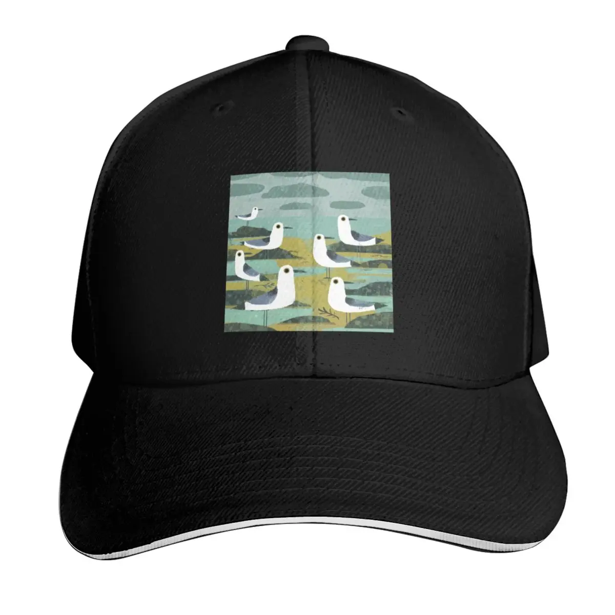 

Gulls Baseball Cap fun hats Mountaineering Snapback Cap Sun Cap For Women Men's