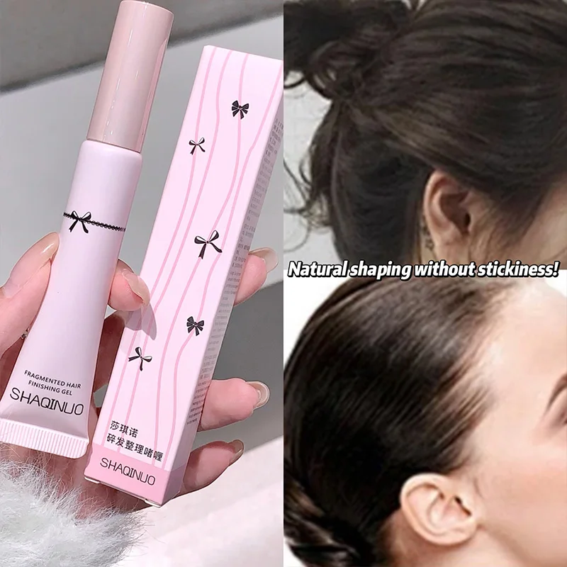SHAQINUO Flyaway Hair Finishing Stick Anti Frizz Broken Hair Styling Gel Non Greasy No Hardening Sleek Ponytail Hair