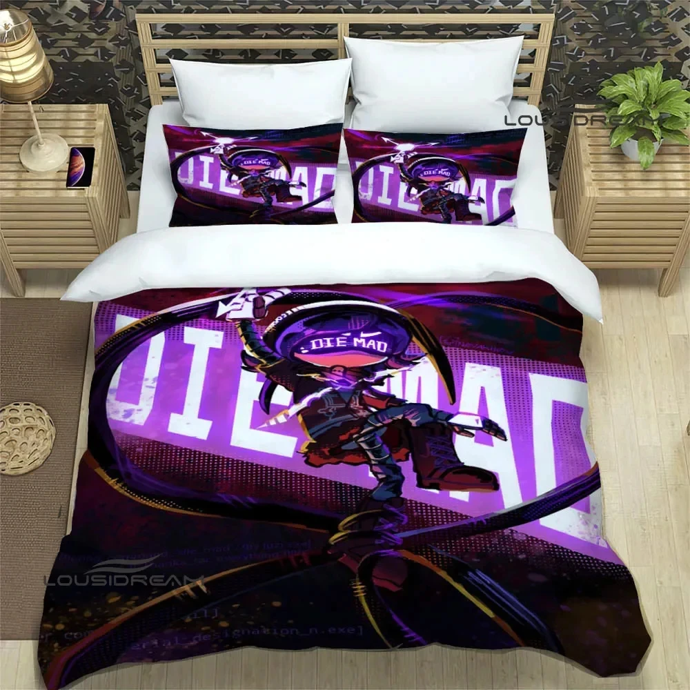 3D Print Murder-Drones Cartoon Bedding Set Double Twin King Duvet Cover Comforter Pillowcase Boys Girls Adults Bedroom