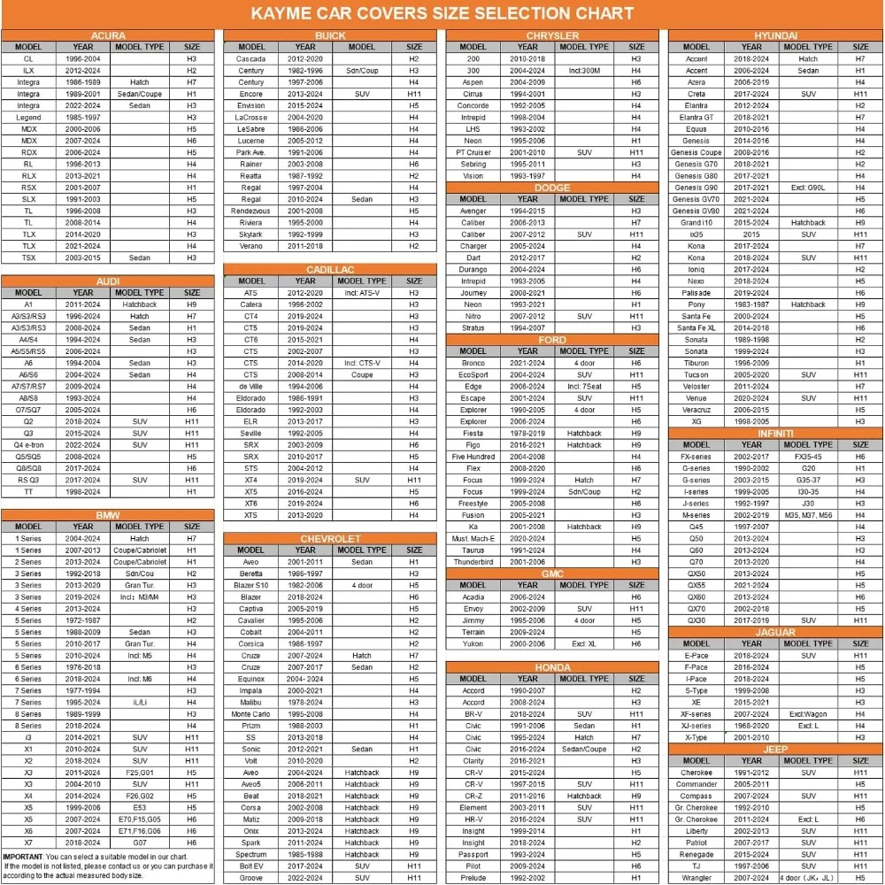 All Weather Waterproof Car Cover with Lock and Zipper Door, UV Rain Protection for Sedan (186-193 Inch)