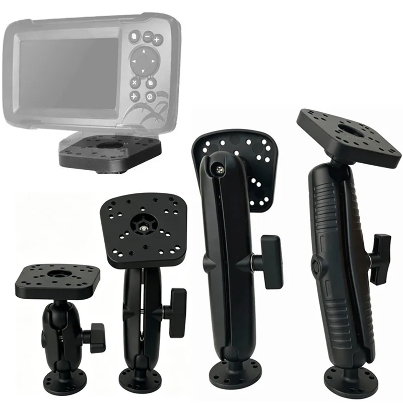 

Fishfinder Ball Adapter with 1.5" Ball with AMPS Drill base And Double Socket Arm for Humminbird Raymarine marine GPS devices