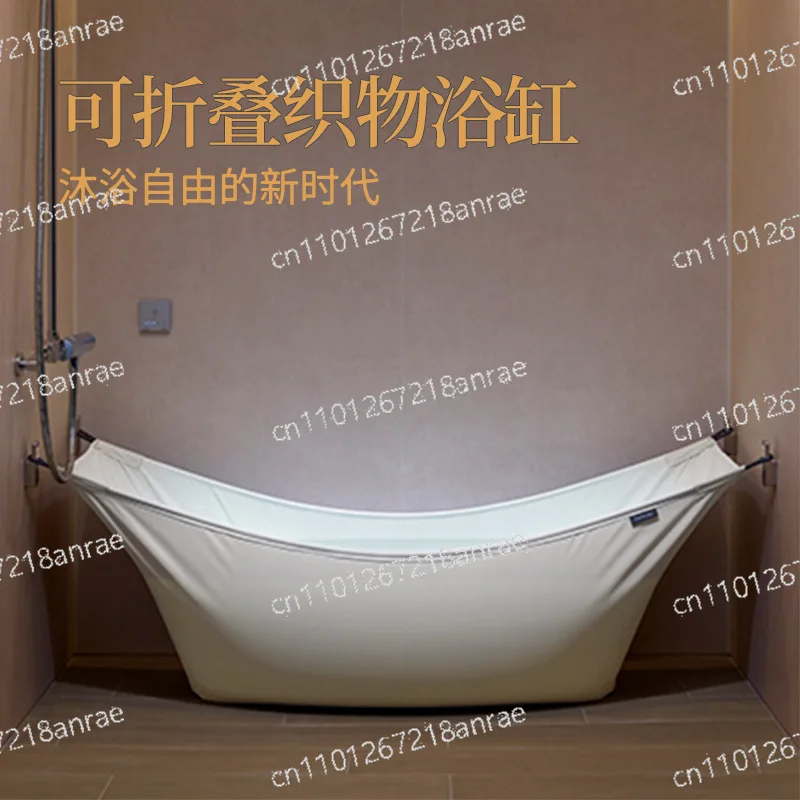 Balde de Banho Dobrável para Adultos, Banheira de Tecido para Banho de Corpo Inteiro