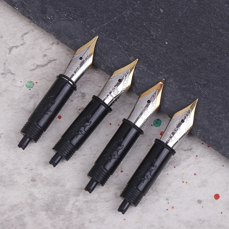 

1 шт. Jinhao # 5 перьевых ручек, замененный металл EF/F/M для 82 88 95 100, мини-ручка, школьные канцелярские принадлежности, подарок на выпускной