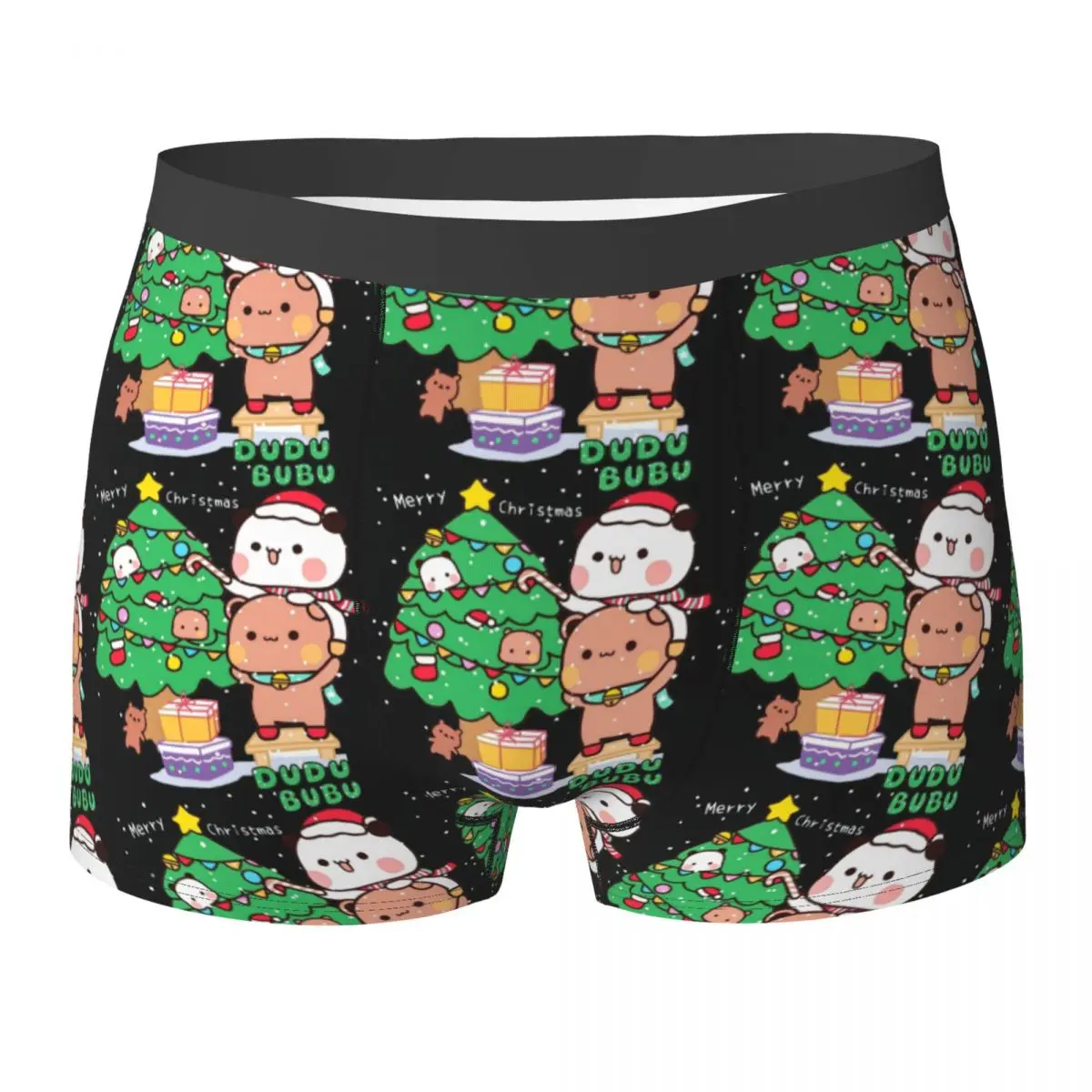 

Bubu Dudu Merry Christmas Gifts! Underwear Men's Underpants Custom Sexy Boxer Shorts High Quality Boxer Brief Large Size