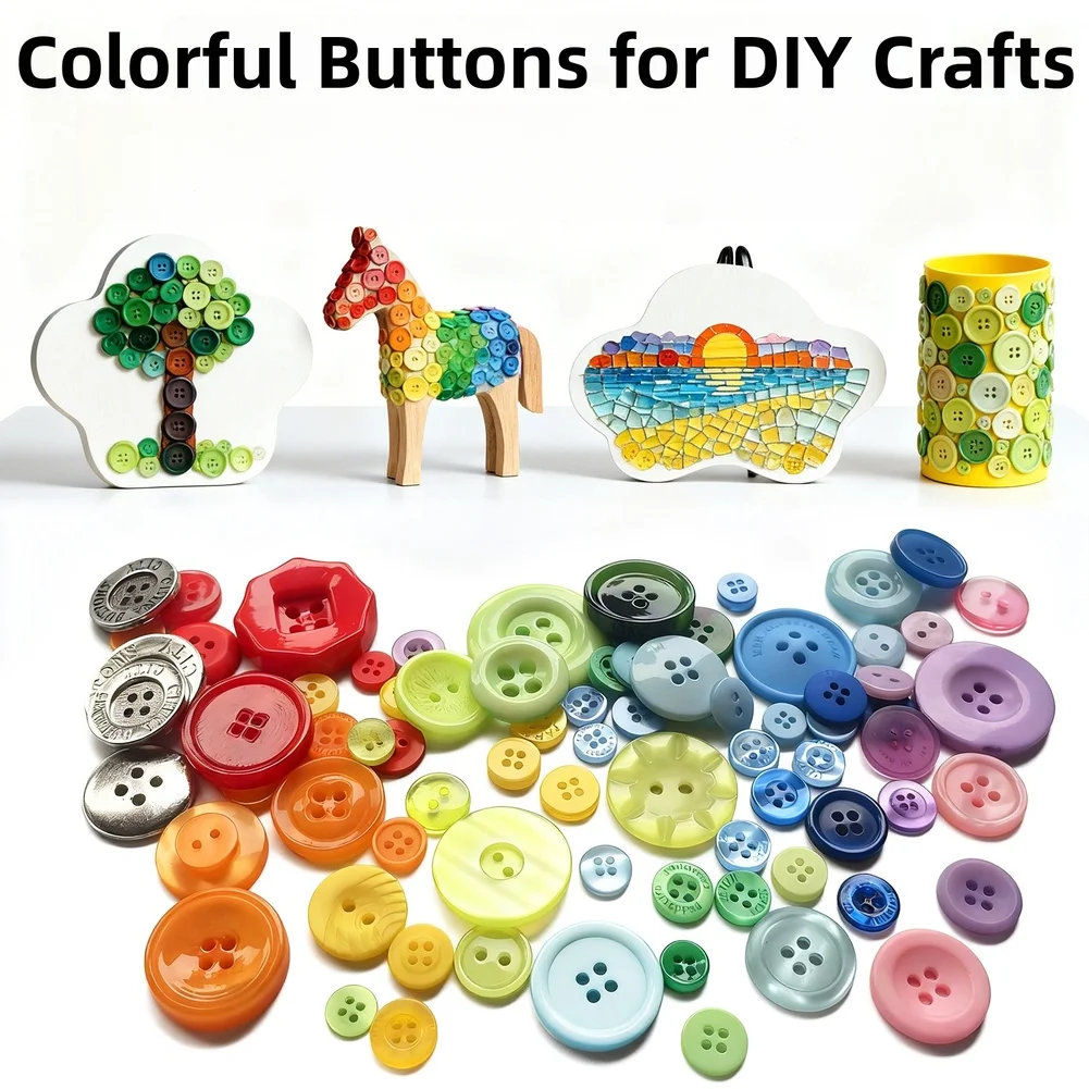 Resin Craft Buttons Round Styl - огляд і ціна Resin Art Using Flowers