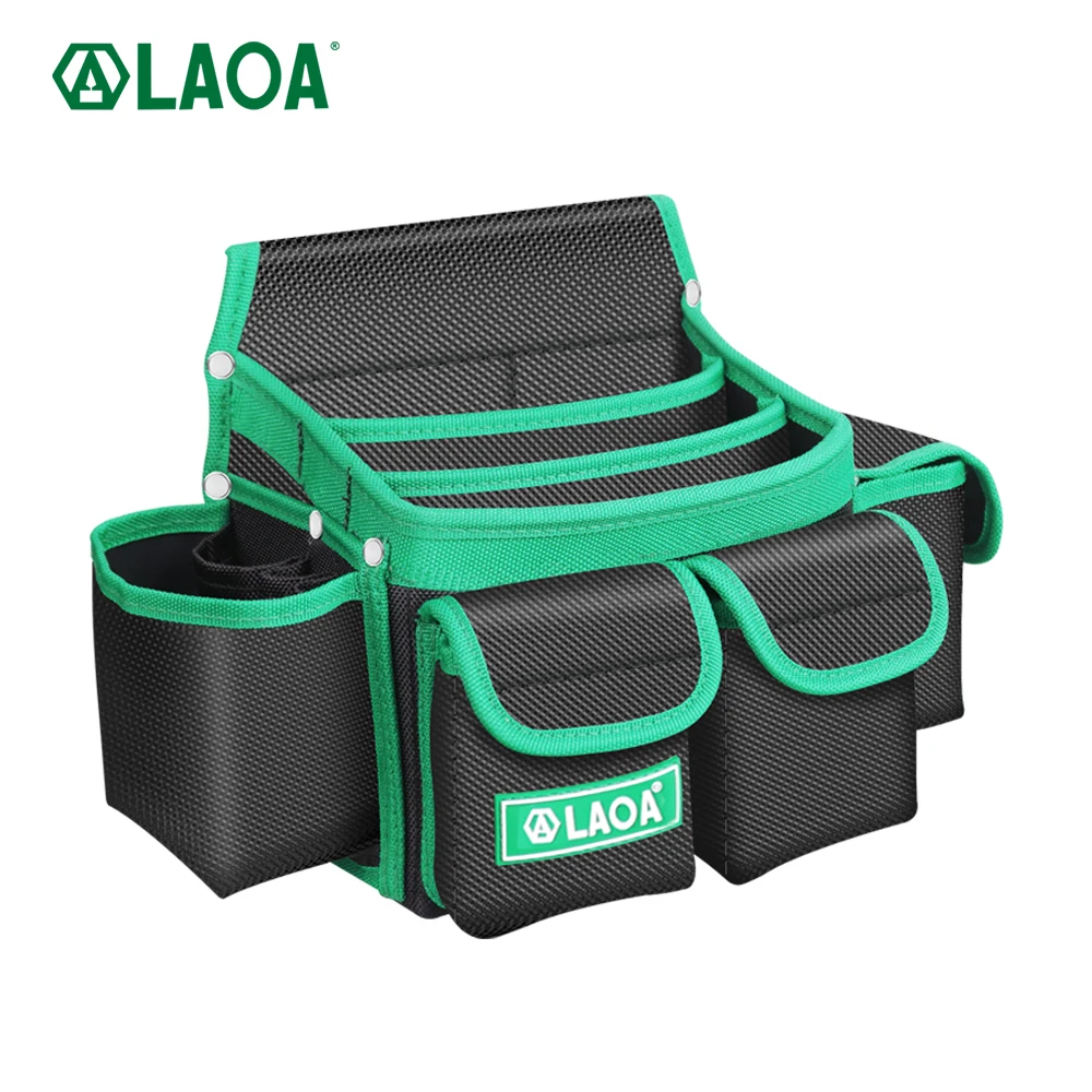 LAOA Oxford Cloth Tool Waist Pack Electrician Tool Kit Hanging Bag Suitable For Water And Electricity Monitoring Installation