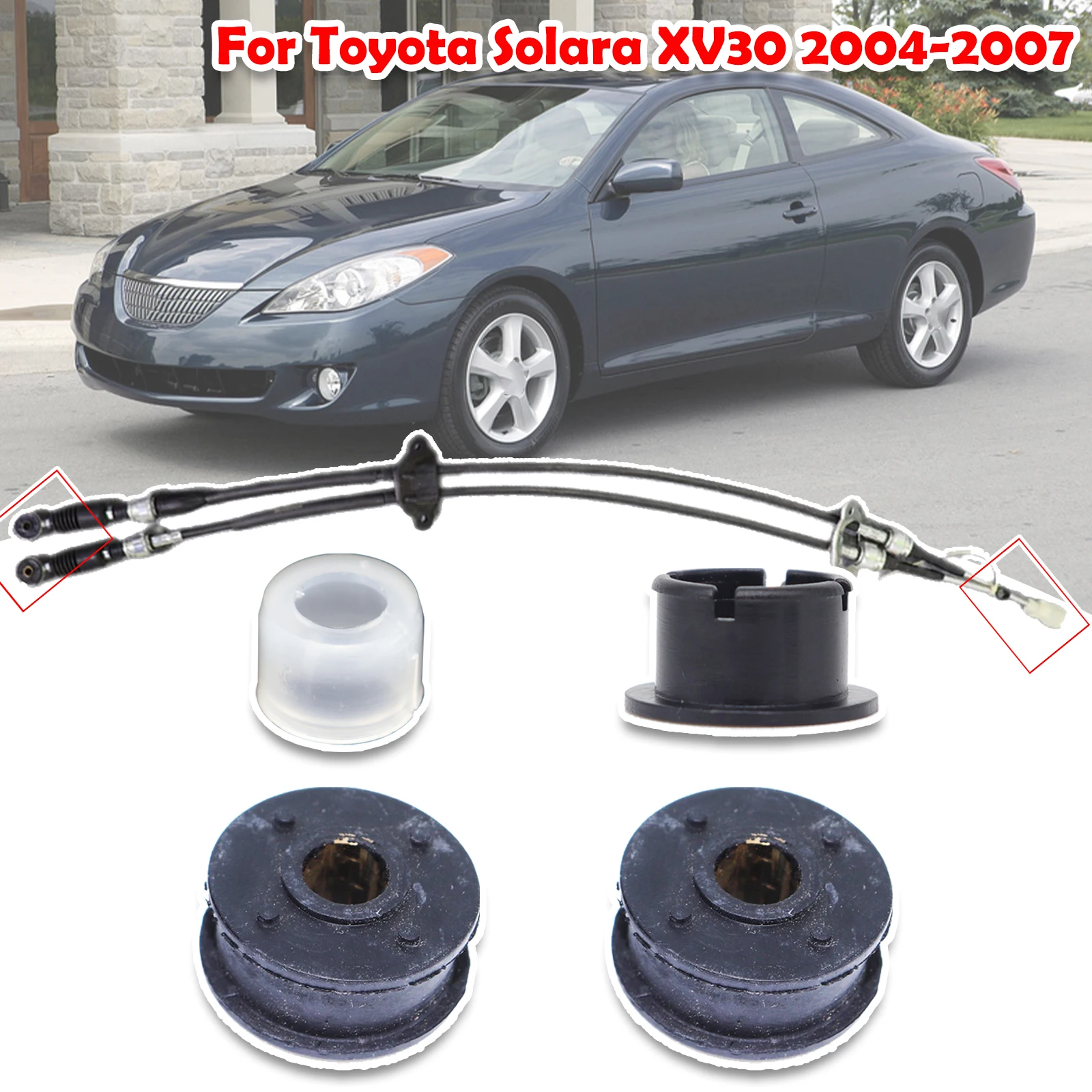 

For Toyota Solara XV30 Manual Gearbox Shift Cable Linkage Bushing Shifter Lever Selector Rod Connect Bushing 2004 2005 2006 2007