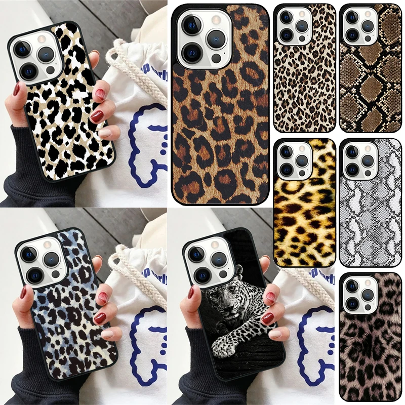 

Leopard print Pattern Tiger Cover For iPhone 17 Air 16 16e 13 14 15 Pro Max 12 11 15 Pro Max Plus Max Phone Case