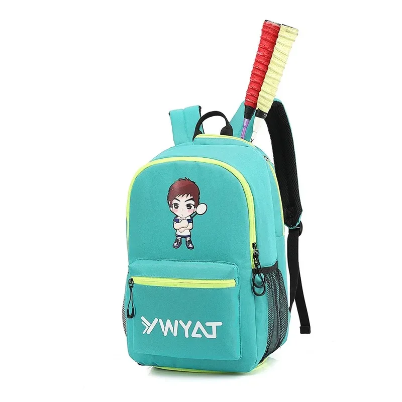 

Waterproof Cartoon Anime Badminton Backpack Tennis Racket Backpack Kids Large Capacity Racket Bags Boys Girls Backpack Sports