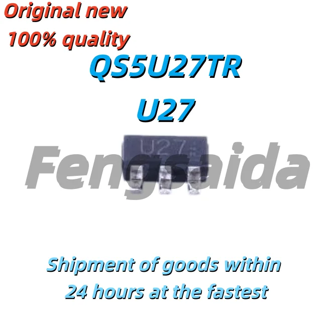 (5-10pcs)100% New QS5U27TR SOT23-5 Silkscreen U27 P channel 20V 1.5A MOS tube chip Chipset