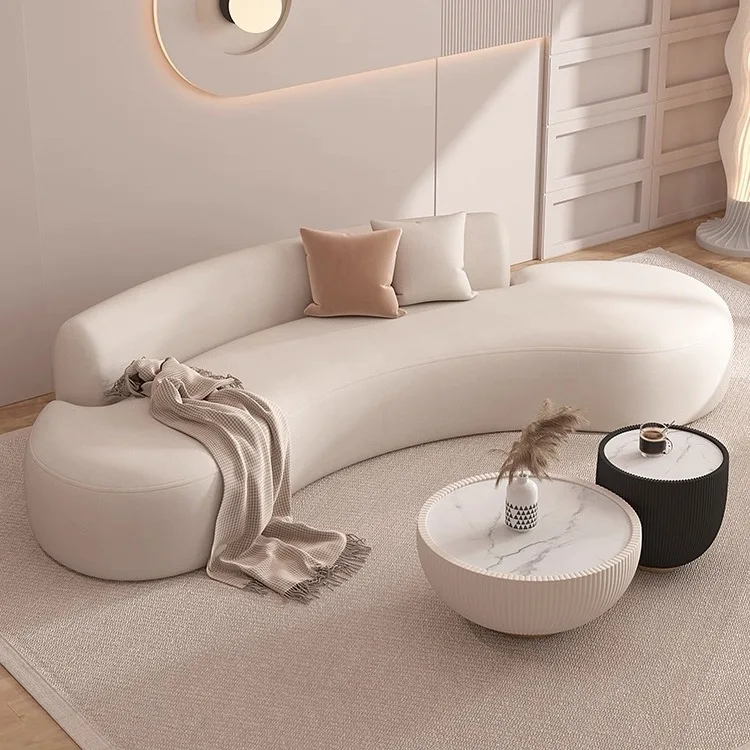 

Nordic Style Sofa Living Room Hotel Lobby Office Lounge Area Meeting Guests Straight Row Sofa A Complete Set Of Coffee Table Com