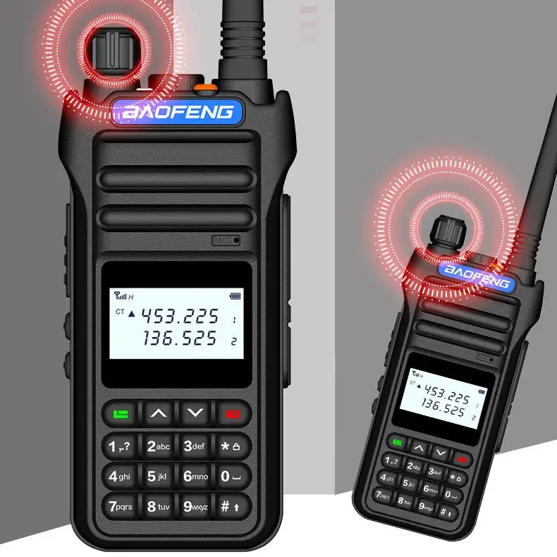 Baofeng BF-8000D Two Way Radio Walkie Talkie Long Range High Power Dual Band Handheld Communicator HF Transceiver Amateur Handy