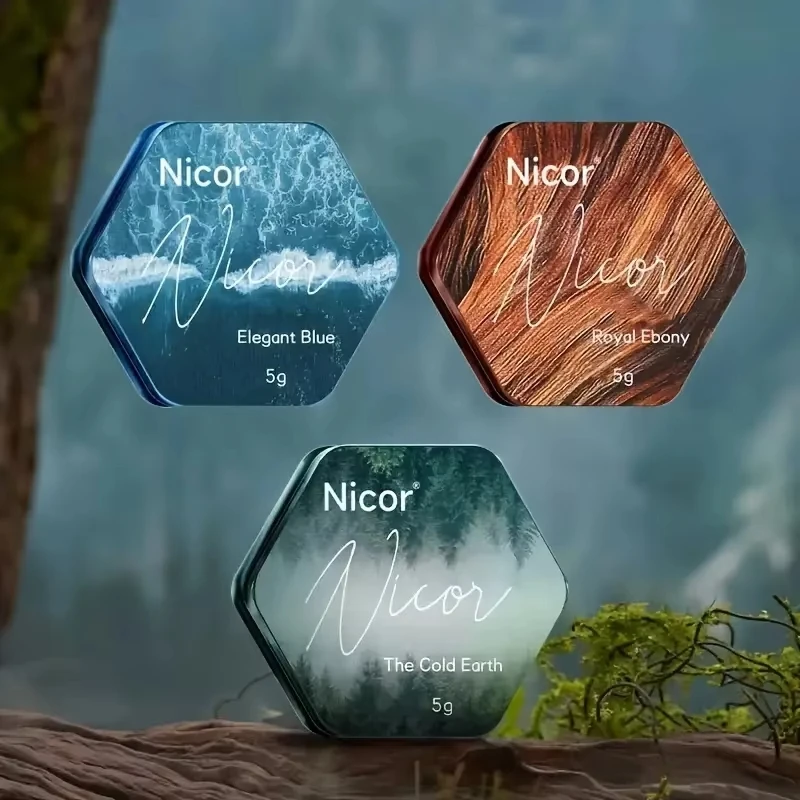 

Твердый лосьон для тела Nicor для мужчин, стойкий аромат, премиальные твердые духи, портативная туалетная вода, цвет «Огненный синий океан»