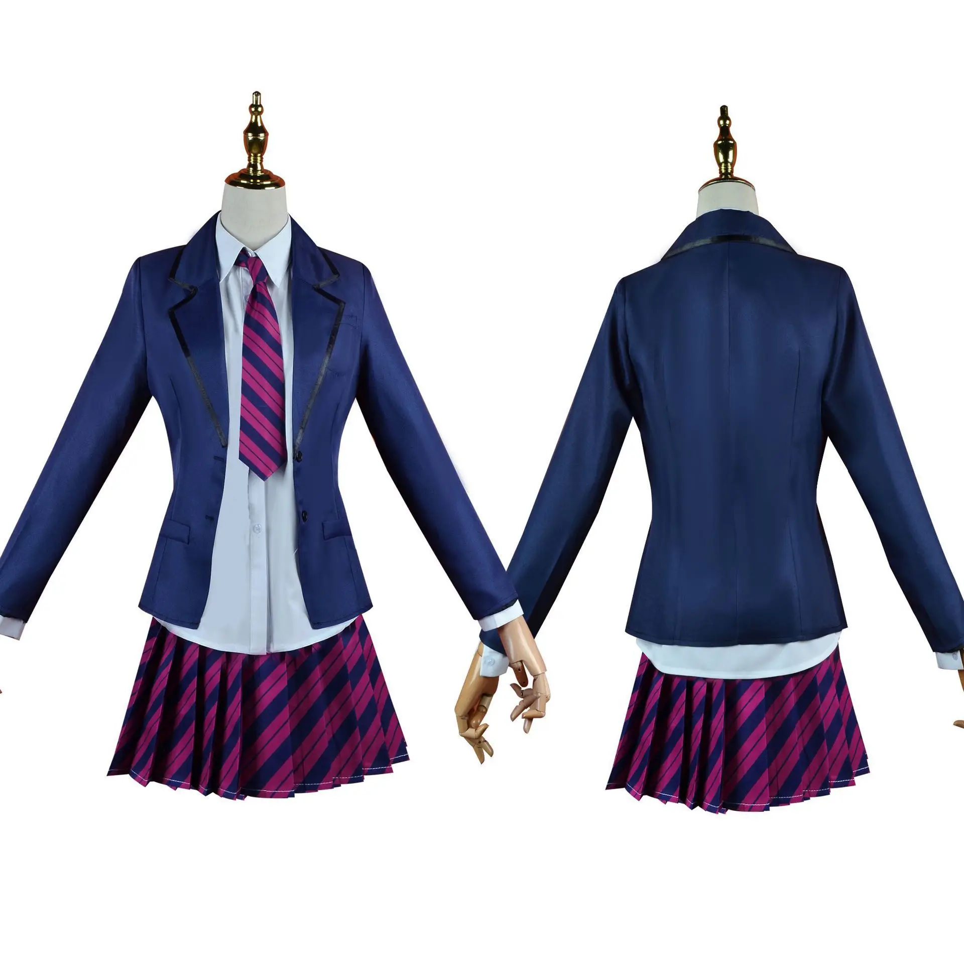 Anime Komi kann nicht kommunizieren Komi Shoko Osana Najimi Cosplay Kostüm Perücke Schule JK Uniform Hemd Krawatte Halloween Anzüge Männer Frauen