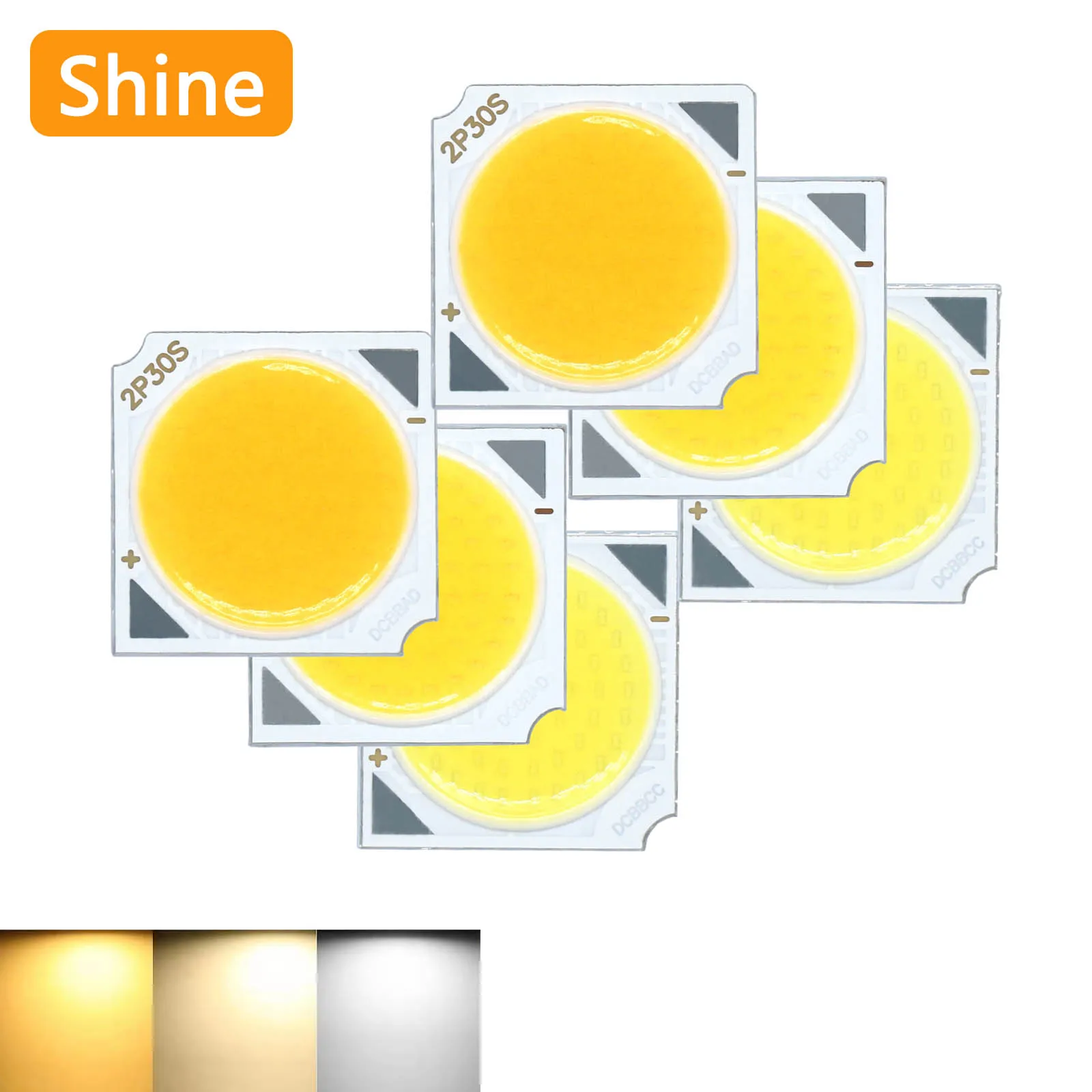 Chip LED de Alta Potencia 30W DC90-96V 300mA LED COB 19*19mm Diodo Luminoso Bombilla Lámpara Foco Downlight Lámparas DIY