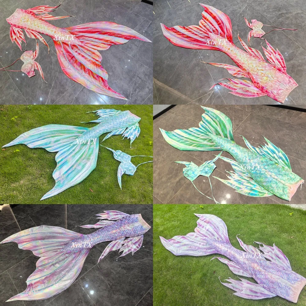 

New mermaid tail adult swimsuit mermaid skirt hot stamping sequin design aquarium show cosplay costume