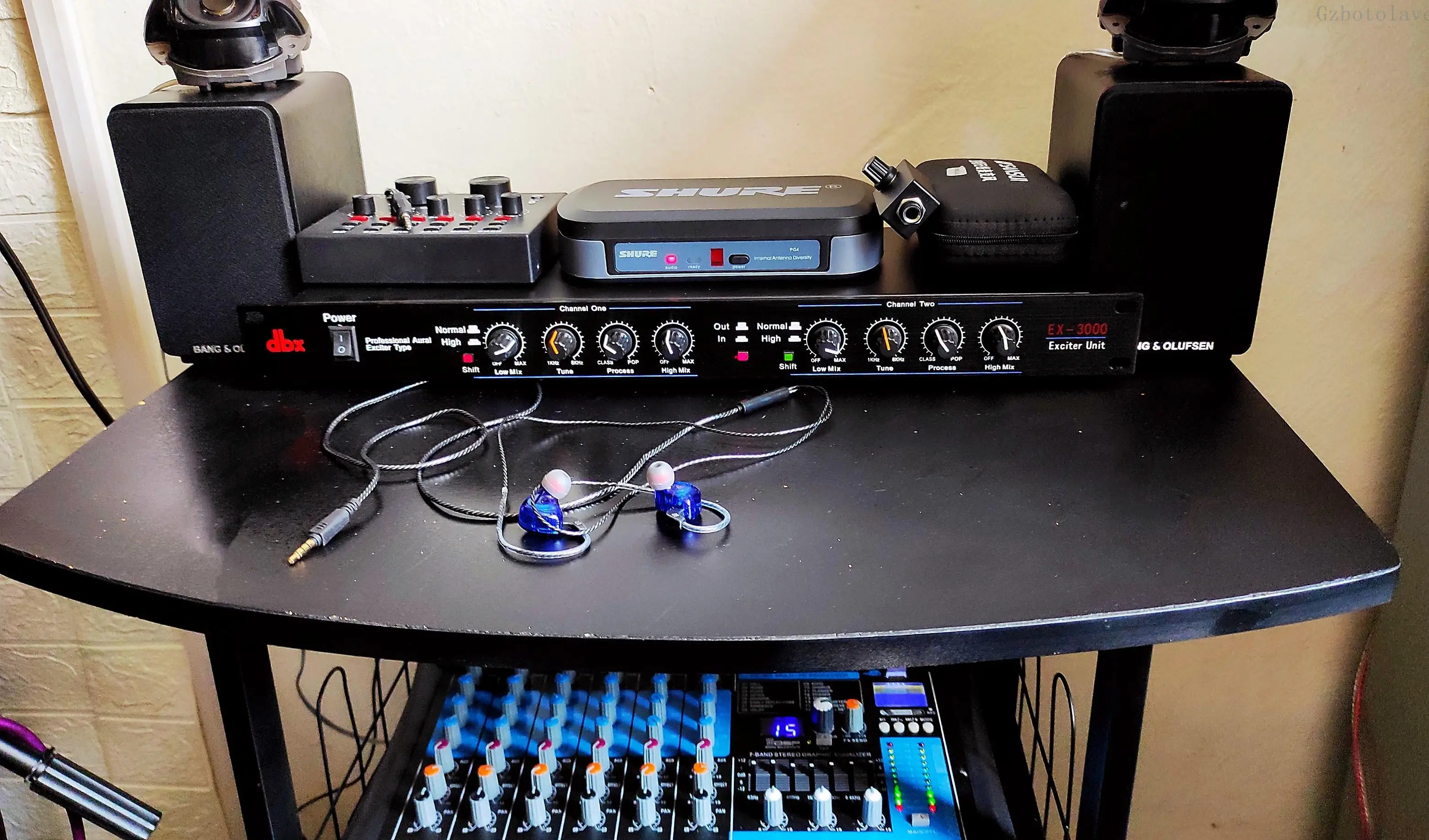 Professional vocal beautification ex-3000 exciter reamplifier effector audio stage microphone gain processor