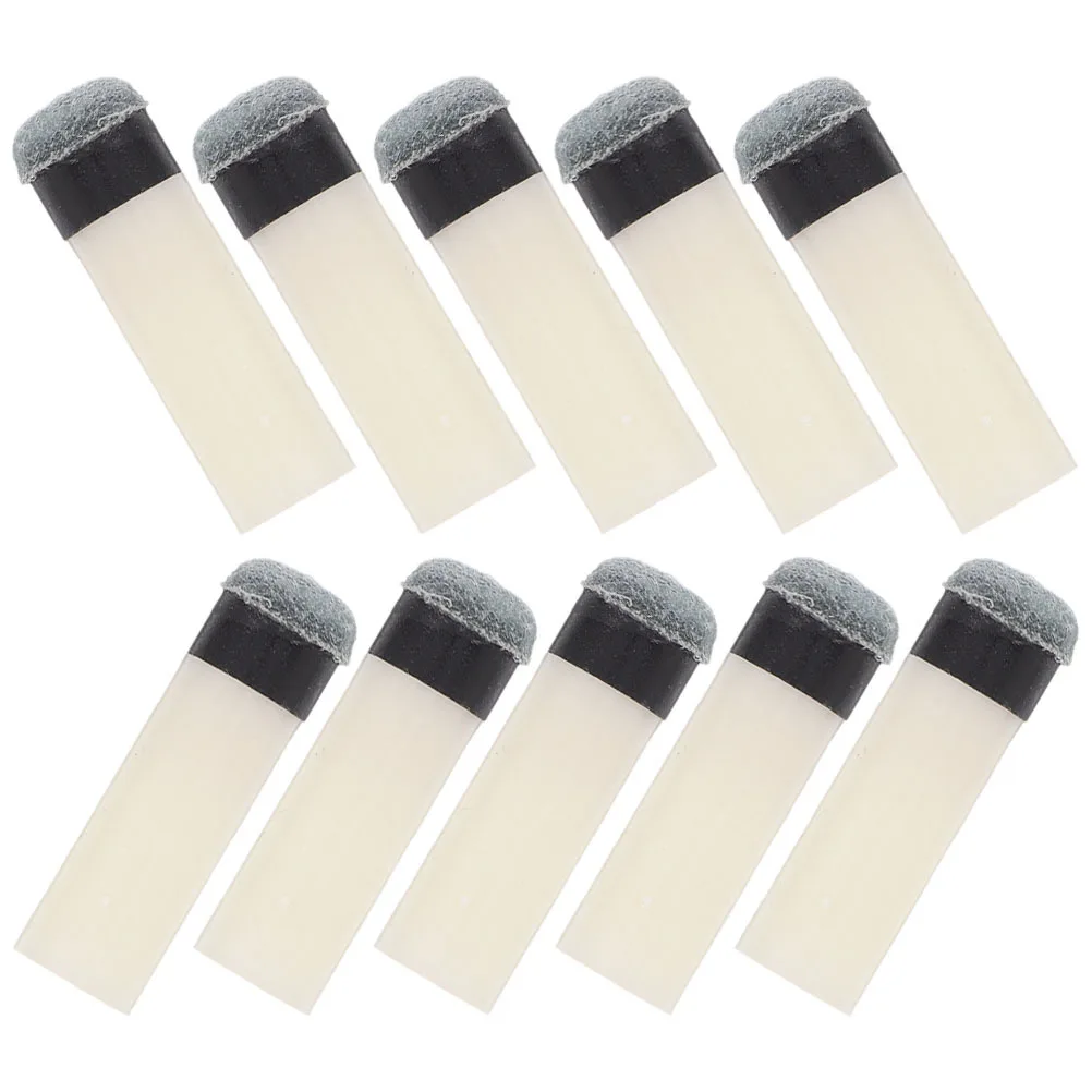 

10Pcs Billiard Tips Slip on Ferrules 11mm Pool Cues Accessories Durable Faux Enhance Gameplay Experience