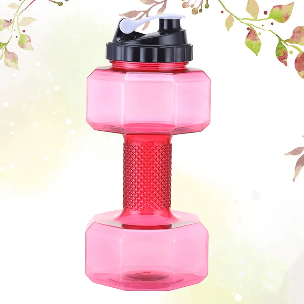 

1Pcs Dumbbell Shape Water Bottle Fashion Weightlifting Dumbbell Cup Bpa-Free Petg Material Heavy Kettle for Exercise