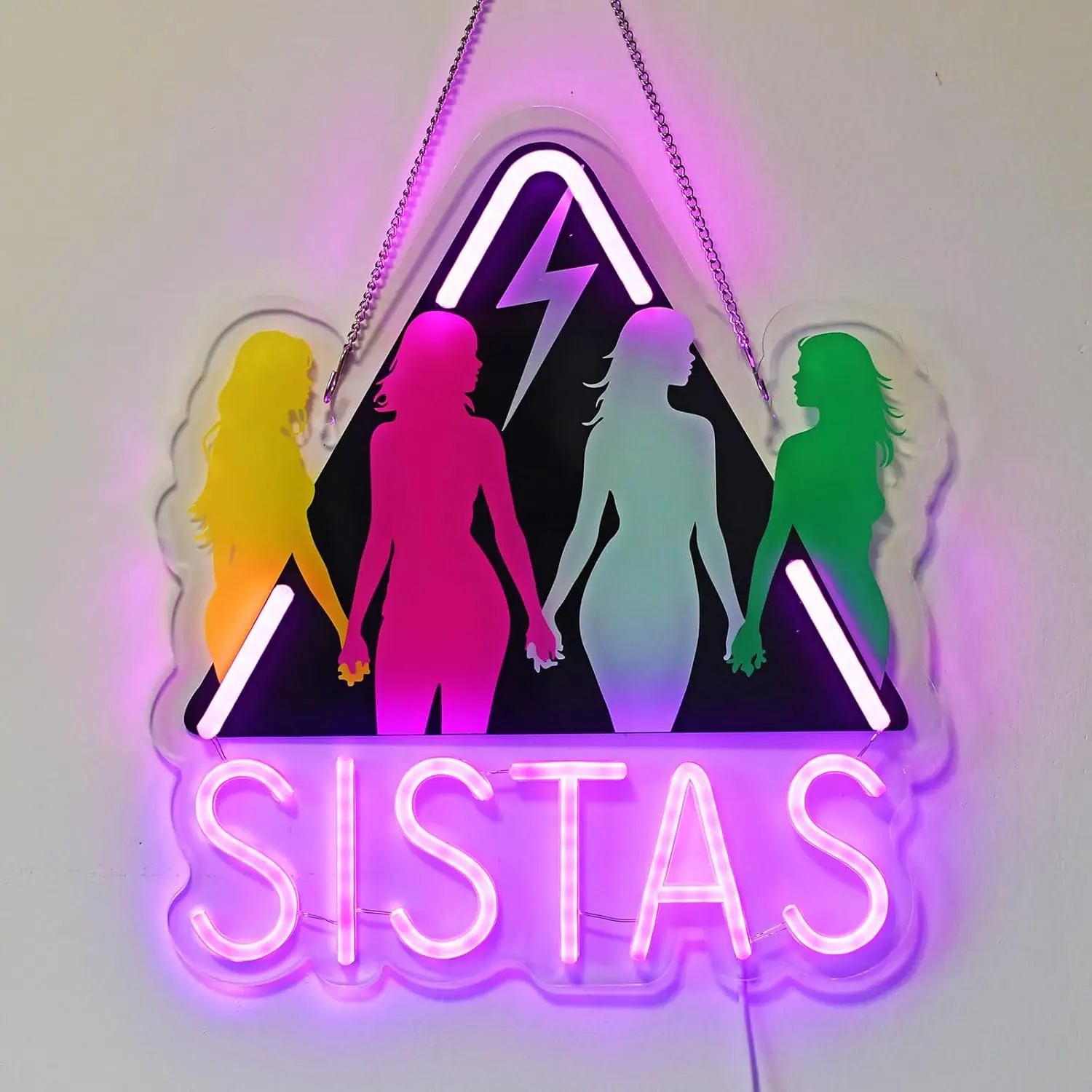 

SISTAS Neon Sign Art Wall Light USB Powered LED Light for Beer Bar Wedding Birthday Party Game Room Bedroom Decoration Gift