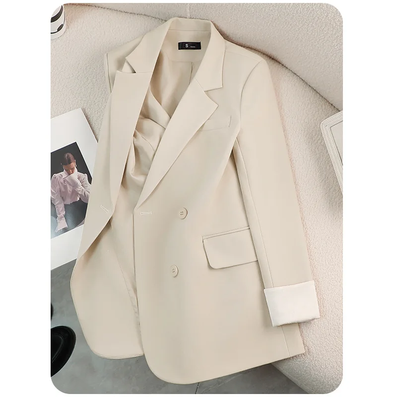 Moda elegante sólida feminina blazer pantsuit casual vintage chique terno jaquetas calças de perna larga 2 peças conjunto roupas femininas