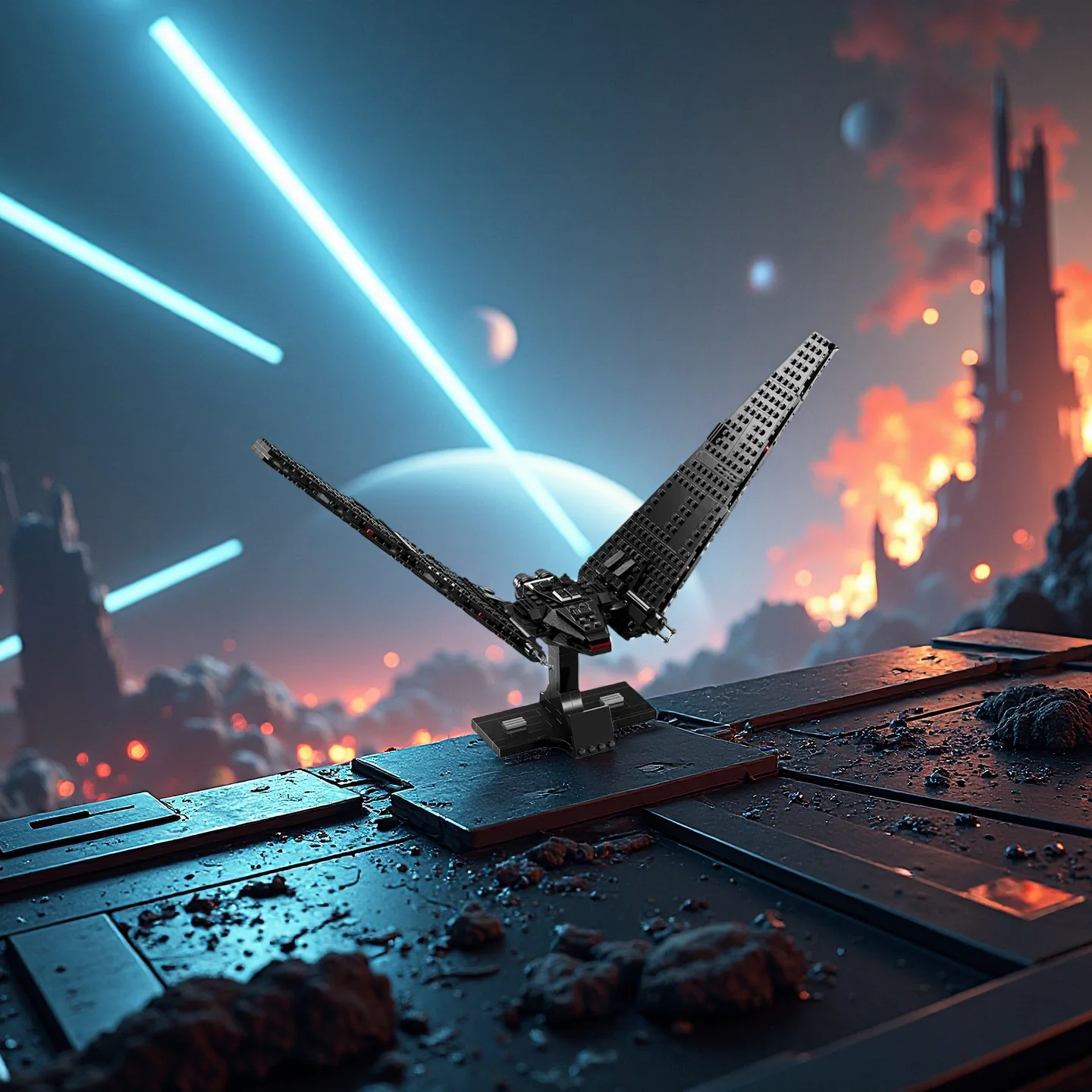 

Новый набор из 387 деталей MOC: модель космического шаттла, конструктор для самостоятельной сборки, развивающая игрушка, подарок для творческой сборки.