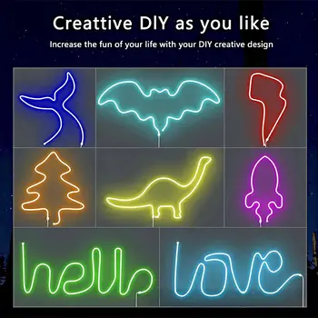 5公尺 12V LED霓虹燈條 戶外防水矽膠霓虹燈 戶外DIY招牌二極體膠帶 居家花園裝潢 水族箱燈 10 最佳銷售 12伏LED燈條 - №9