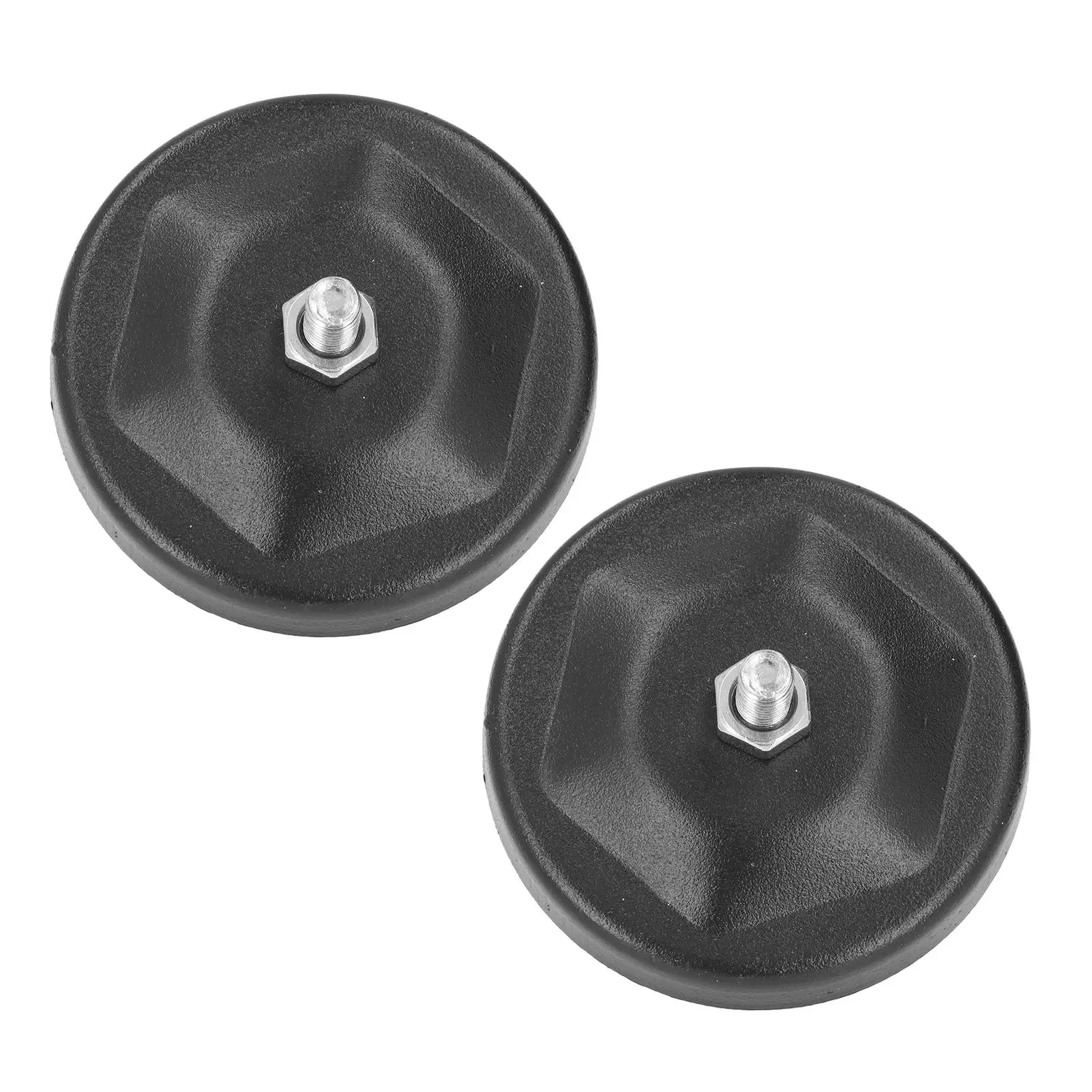 Universal Black Magnetic Mounting Base for led Light Bar Work Lamp - 2pcs Anti-Scratch Nondestructive Installation