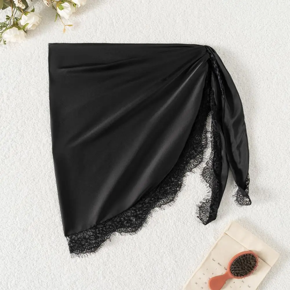 

Пляжная юбка-накидка в стиле бандо, высокоэластичная шифоновая юбка-накидка, быстросохнущая, регулируемая по длине, пляжная одежда