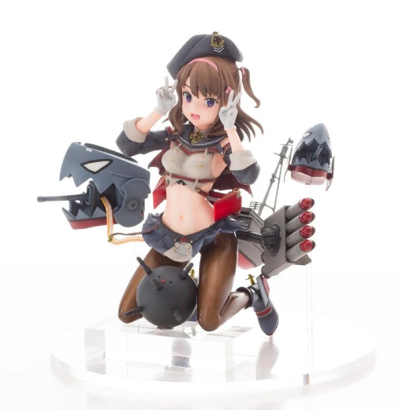 (In Stock) (W_3160) 1/8 Azur Lane Z35 Destroyer Unpainted Unassembled WF2019s Anime GK White Resin Model Kit