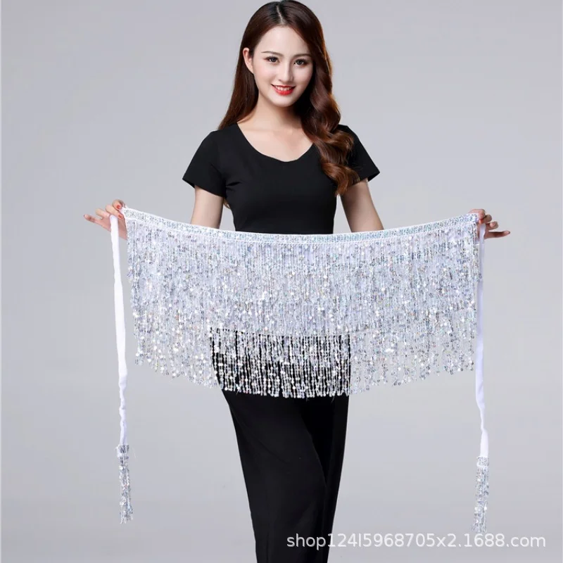 Sukienka do tańca brzucha dla kobiet, łańcuszek na talię, spódnice, pas, błyszczące akcesoria do hula, kostium do tańca brzucha, rekwizyt, spódnica do tańca brzucha