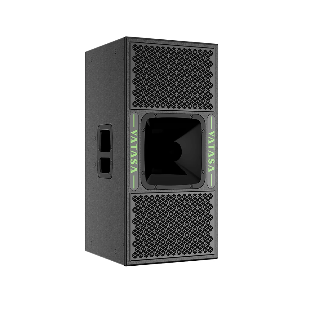 VATASA Dual 12 Inch Full Range Speaker Powered Point Source Speaker