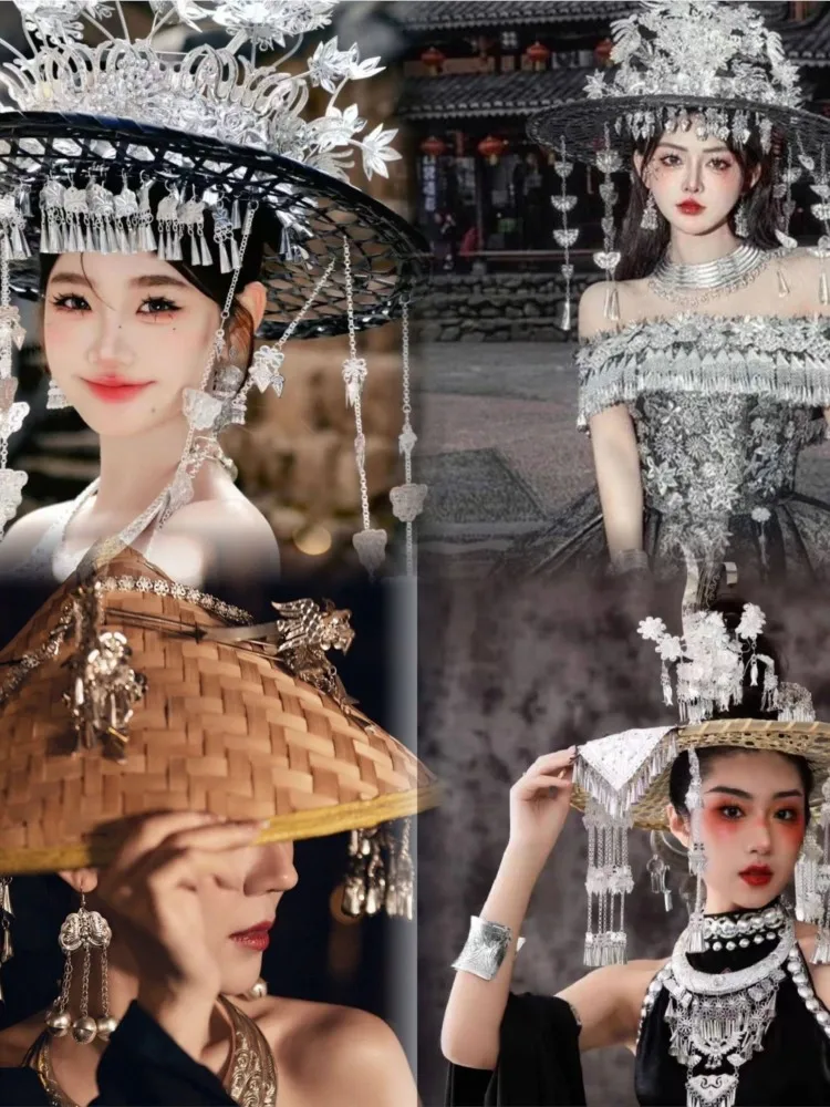 

Travel photography of ethnic hats characteristic headwear and clothing