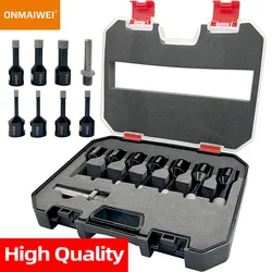 8-Piece M14 Diamond Tile Drill Bit Set 6/6/8/8/10/12/14mm M14 Diamond Drill Set for Porcelain Tile Granite Marble Glass