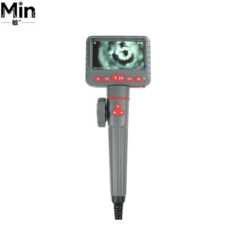 PT-50 3.9mm 180 Degree Steering Industrial Borescope for Automotive Pipeline Inspection