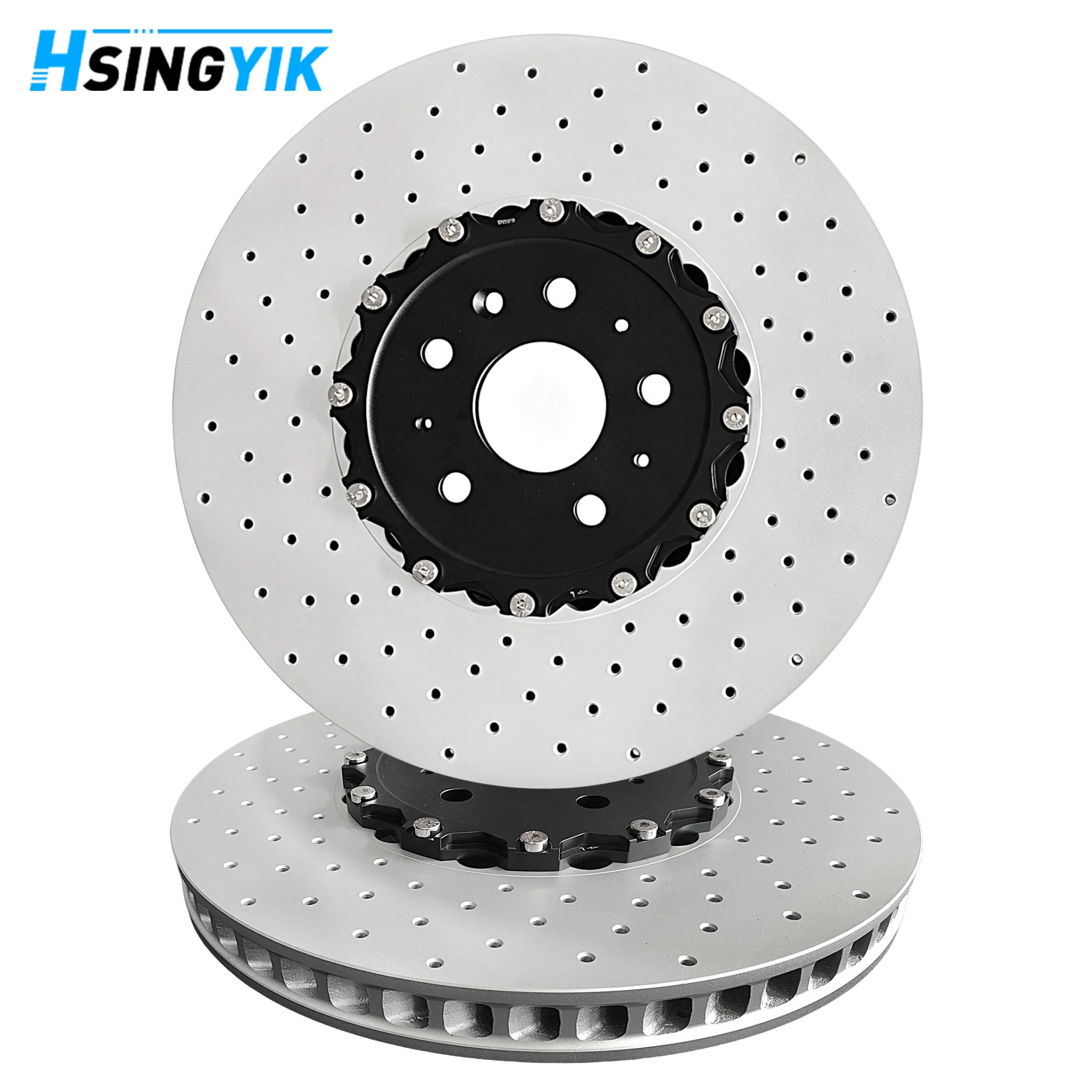 398x36mm Front Brake Rotor 84735443 High Carbon Alloy 2-Piece Brake Disc For Chevrolet Corvette C8 Z06 Z07 OEM Replacement